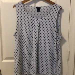 Ann Taylor sleeveless tank/shell